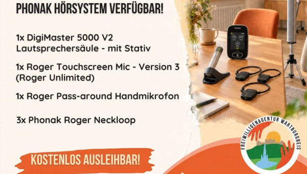 Besser hören, leichter mitreden: Phonak-Hörsystem kostenlos ausleihen
